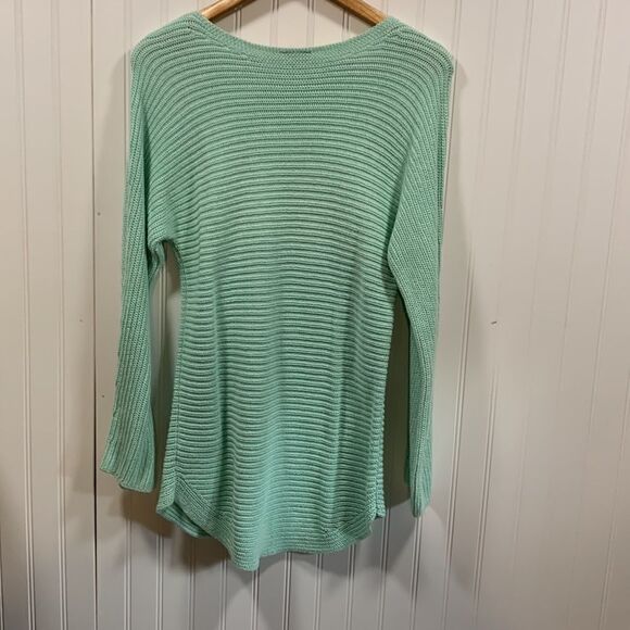 Talbots mint green knit sweater - Picture 3 of 3